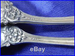 Reed & Barton Francis 1st Sterling Silver Salad Servers Set Very Good Cond. M
