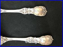 Reed & Barton Francis 1st Sterling Silver Salad Servers Very Good Cond. Mono