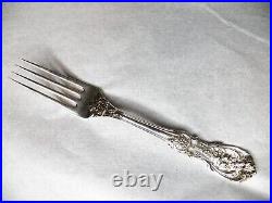 Reed & Barton Francis 1st Sterling Silver True Dinner Fork 7 7/8 No Mono Old Mk