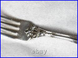 Reed & Barton Francis 1st Sterling Silver True Dinner Fork 7 7/8 No Mono Old Mk