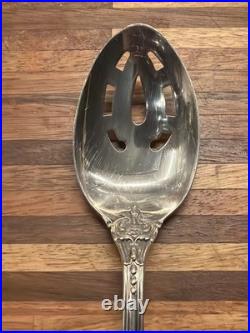 Reed & Barton Francis 1st Sterling Slotted Serving Spoon Old Mark 8.25 89g