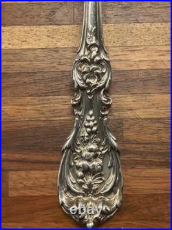 Reed & Barton Francis 1st Sterling Slotted Serving Spoon Old Mark 8.25 89g