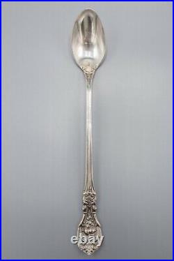 Reed & Barton Francis I 1 Sterling Silver Iced Tea Spoons 7 5/8 Set of 8