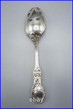 Reed & Barton Francis I 1 Sterling Silver Slotted Serving Spoon 8 3/8 Old Mark