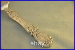 Reed & Barton Francis I 10-1/2 All Sterling Cake Pie Server Script Monogram