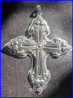 Reed & Barton Francis I 100th Anniversary Sterling Cross Ornament 1906-2006