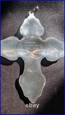 Reed & Barton Francis I 100th Anniversary Sterling Cross Ornament 1906-2006