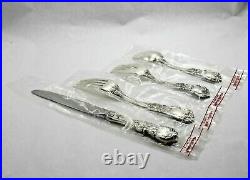 Reed & Barton Francis I 1st Sterling Silver 4 Piece Place Setting New