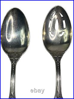 Reed & Barton Francis I 2 Sterling Silver Slotted Serving Spoon 8 3/8 Old Mark