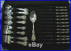 Reed & Barton Francis I 64pcs Silverware 5-Pc Lunch Size Setting Service for 12
