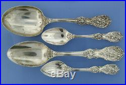 Reed & Barton Francis I 89pcs Silverware 6-Pc Lunch Size Setting Service for 12