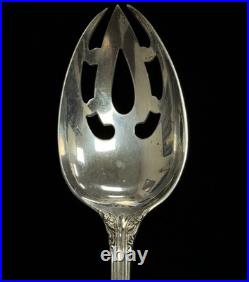 Reed & Barton Francis I 925 Sterling Silver Pierced Serving Spoon, 8.5, 81.2g