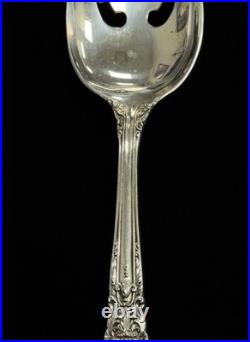Reed & Barton Francis I 925 Sterling Silver Pierced Serving Spoon, 8.5, 81.2g
