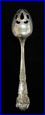 Reed & Barton Francis I 925 Sterling Silver Pierced Serving Spoon, 8.5, 81.2g