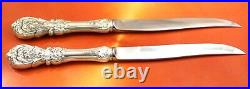 Reed Barton Francis I Bevelled Blade Sterling Steak Knife Set Knives No Mono