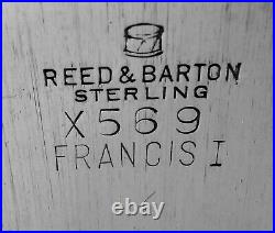 Reed & Barton Francis I Bowl X569 Round 8-Inch American Sterling Silver 1950