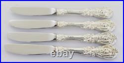 Reed & Barton Francis I Butter Knife Set of 4 Sterling Silver 6 3/8