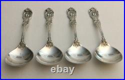 Reed & Barton Francis I First Sterling Silver Cream Soup Spoons 5 7/8 Set of 4