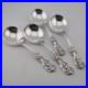 Reed & Barton Francis I First Sterling Silver Cream Soup Spoons 5 7/8 Set of 4
