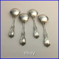 Reed & Barton Francis I First Sterling Silver Cream Soup Spoons 5 7/8 Set of 4