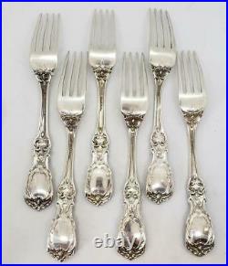 Reed & Barton Francis I First Sterling Silver Dinner Fork Set of 6 Vintage