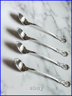 Reed & Barton Francis I First Sterling Silver Set Of Four Iced Tea Spoons