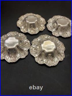 Reed & Barton Francis I Nut Dishes Bowls X569 American Sterling Silver 1952 SET