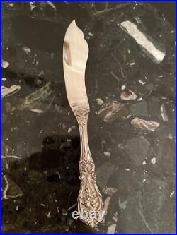 Reed & Barton Francis I Old M Master Butter Knife Solid Sterling Silver Flatware