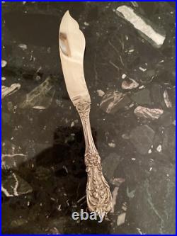 Reed & Barton Francis I Old M Master Butter Knife Solid Sterling Silver Flatware