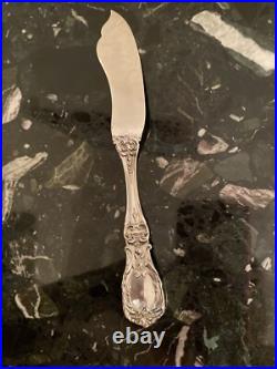 Reed & Barton Francis I Old M Master Butter Knife Solid Sterling Silver Flatware