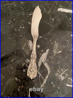 Reed & Barton Francis I Old M Master Butter Knife Solid Sterling Silver Flatware