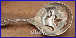 Reed & Barton Francis I Pierced Bowl Bon-Bon Serving Spoon Sterling Silver 1950