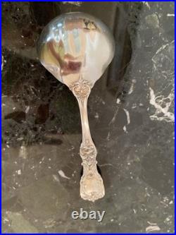 Reed & Barton Francis I Rare Om Pat Date Gravy Ladle Sterling Silver Flatware