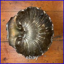 Reed & Barton Francis I Silver Large Clam Shell Dish 1936 fancy feet Oysters