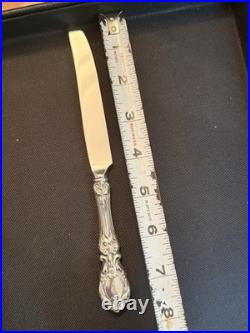 Reed & Barton Francis I Silver Lot, Sweet Tea Spoon, Sedated Steak Knife, Butter