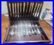 Reed & Barton Francis I Silverplate 69pc Flatware Set for 12 in Wood Chest