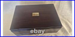 Reed & Barton Francis I Silverplate 69pc Flatware Set for 12 in Wood Chest