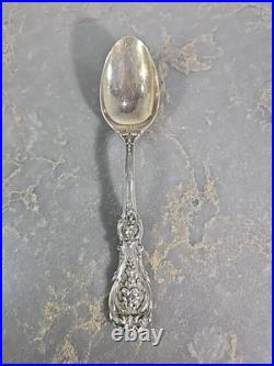 Reed & Barton Francis I Solid Sterling Large Serving Spoon, 8 1/4 Eagle-R-Lion