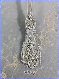 Reed & Barton Francis I Solid Sterling Large Serving Spoon, 8 1/4 Eagle-R-Lion
