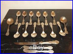 Reed & Barton Francis I Sterling 17 Pieces Sterling Silver 581 Grams