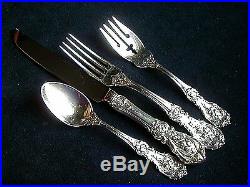 Reed & Barton Francis I Sterling 4 pc. Place Settings w Old Eagle R Lion Logos