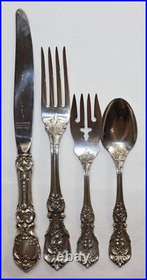 Reed & Barton Francis I Sterling 4pc Dinner Size Setting USED No Monos