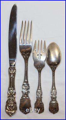 Reed & Barton Francis I Sterling 4pc Dinner Size Setting USED No Monos