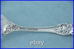 Reed & Barton Francis I Sterling 7-1/4 Oval Soup Dessert Spoon New Mark No Mono