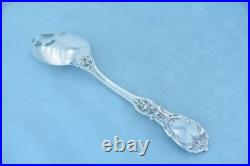 Reed & Barton Francis I Sterling 8-3/8 3 Tine Pierced Serving Spoon No Monogram