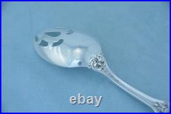 Reed & Barton Francis I Sterling 8-3/8 3 Tine Pierced Serving Spoon No Monogram