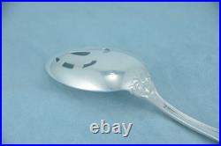Reed & Barton Francis I Sterling 8-3/8 Pierced Serving Spoon Old Mark No Mono