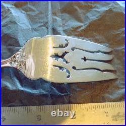 Reed & Barton Francis I Sterling 8 Cold Meat Pierced Fork New Mark No Mono