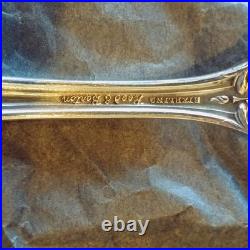 Reed & Barton Francis I Sterling 8 Cold Meat Pierced Fork New Mark No Mono