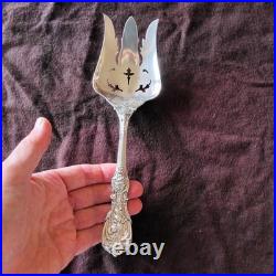 Reed & Barton Francis I Sterling 9-1/2 Salad Serving Fork, New Mark, Mono